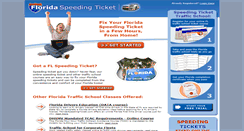 Desktop Screenshot of floridaspeedingticket.com